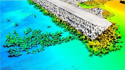 岩館漁港マルチビーム深浅測量